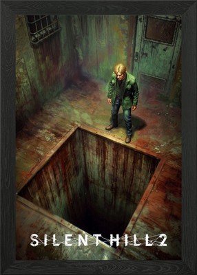 Silent Hill 2 James Sunderland Hole gerahmtes Wandbild Poster Druck Bild