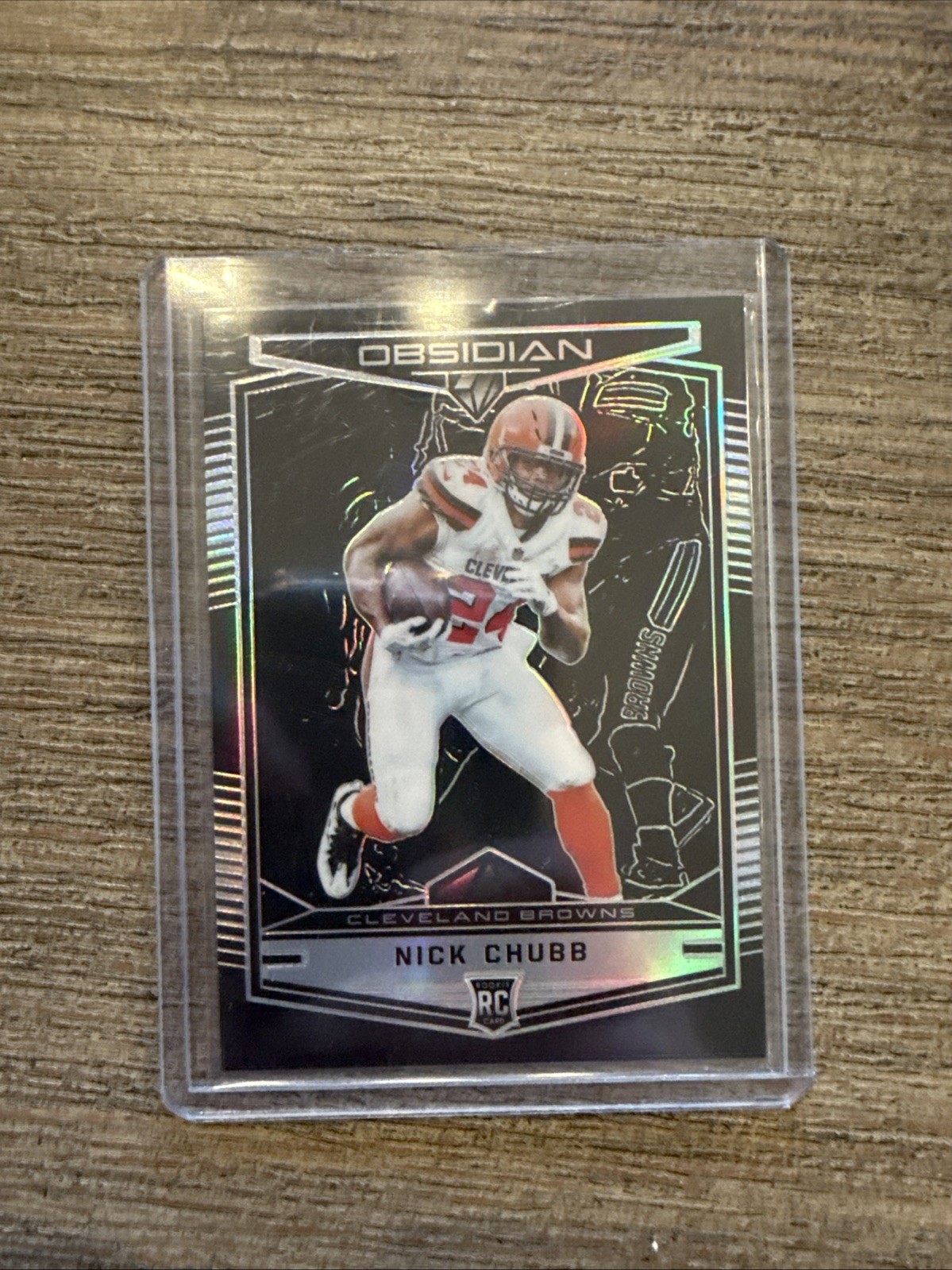 2018 Panini Obsidian Nick Chubb /100 Rookie