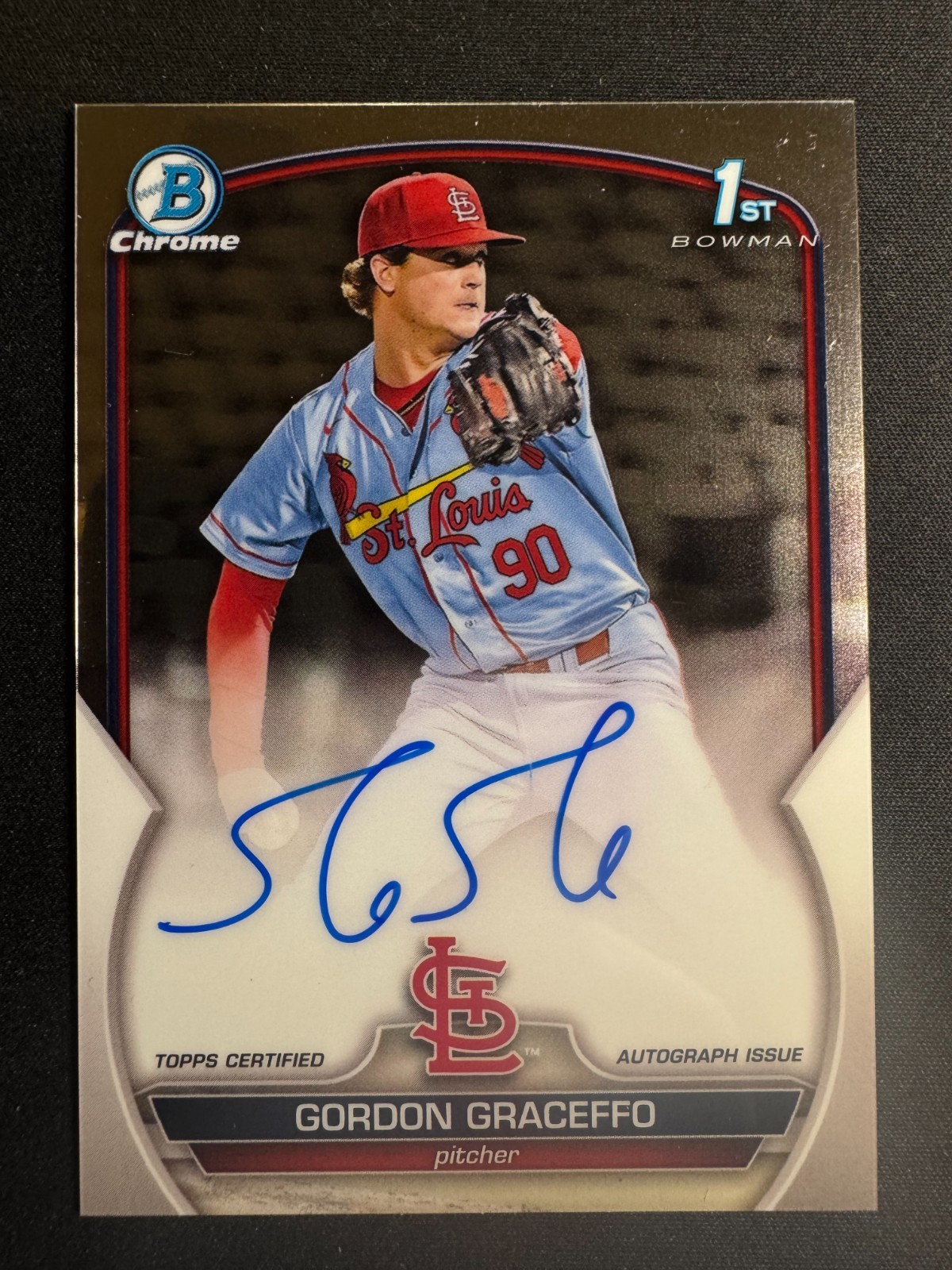 2023 Bowman Chrome - Prospect Autographs Gordon Graceffo #CPA-GGO (AU, RC)