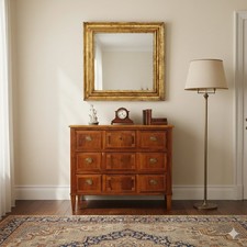 Antiker Kommode Neoklassizistischer Stil Walnuss Italien XX Jhd Originell