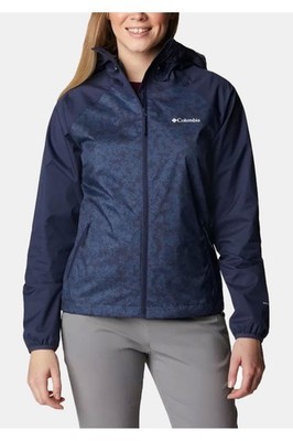 Columbia Ulica Light Rain Damen Regenjacke wasserabweisend blau Edelweiß