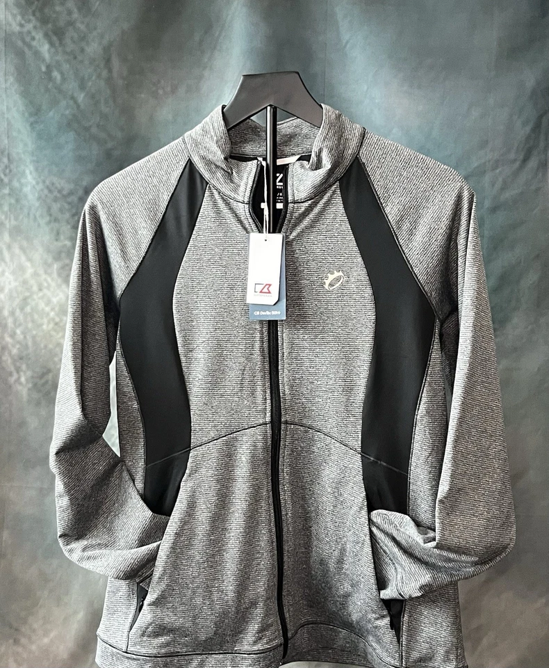 NWT Cutter & Buck Women's Shoreline Full-Zip Jacket L Gray Colorblock MSRP $100 - Image 3 of 4