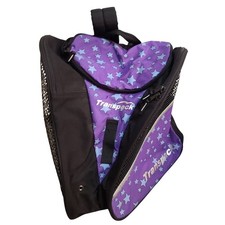 Transpack Edge Junior Kids Boot Bag Backpack Purple Stars Ski Snowboard Gear Bag