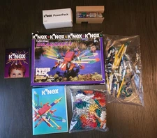 K'NEX Cyberbugs Dragonfly Vintage New Open Box 12109 Knex Power Pack 