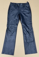 LEATHER PANTS HARLEY DAVIDSON WOMEN  S SIZE 40/12 MVP006599 