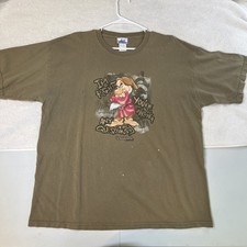 Vtg Walt Disney World Grumpy Snow White And The Seven Dwarfs T Shirt Mens Sz XL