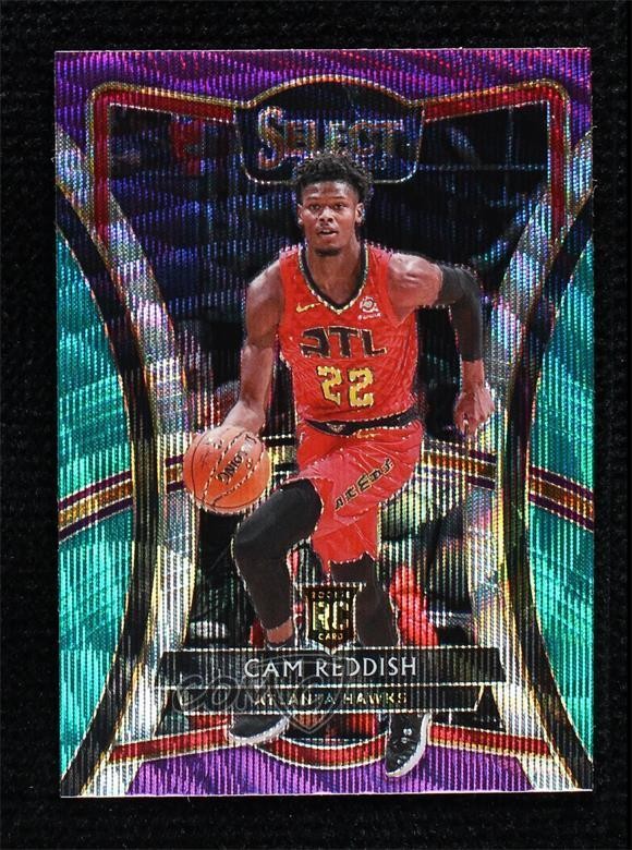 2019-20 Panini Select Premier Level Tri-Color Prizm Cam Reddish #144 00bx