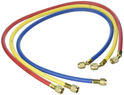 For Yellow Jacket 21983 36'' 3 Pak/Set Charge Hose, Plus II 1/4''