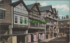 Cheshire Postcard - Chester Old Houses SW10911