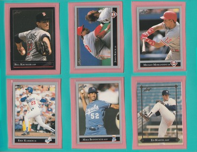 Bill Krueger 1992 Leaf #477 Black Gold Minnesota Twins