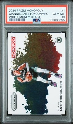 2024 Panini Prizm Monopoly - White Money Blast Giannis