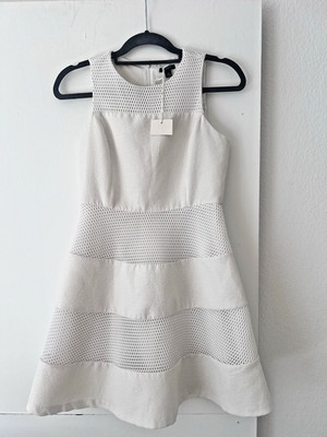 Ann Taylor Petite Kleid 2P weiss Etuikleid XS Sommer