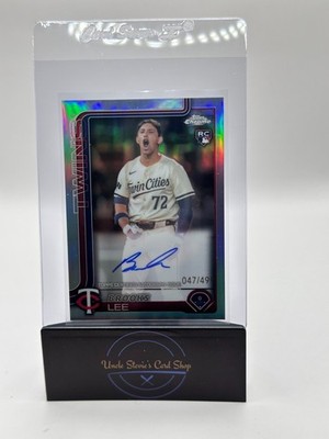 2025 Topps Chrome MLB #RA-BL Brooks Lee refractor auto /499