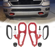 Heavy Duty Front Tow Hooks Compatible with 2019-2024 Dodge Ram 1500 DT, Replace