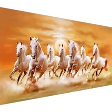Horse Diamond Painting Kits for Adults, DIY 5D Run Horse Diamond Art, Diamond