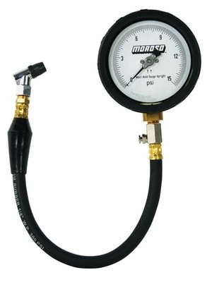 MOROSO Pro Series Tire Gauge 0-15 Psi- 89552