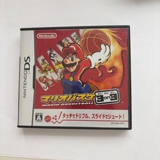 Mario Basketball 3 on 3 Nintendo DS NDS Used Tested Japanese ver with Case