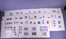 Lot Romania 1984-1986 Stamp Collection MNH Souvenir Sheets & Sets Album Pages