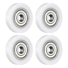 4Pcs 626ZZ Ball Bearing 6x28x6mm Double Metal Shielded Chrome Steel, White