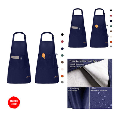 Viedouce 2er Pack Wasserdichter Kochschutz mit Taschen