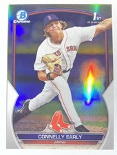 Connelly Early 2023 Bowman Draft 1st Chrome Refractor. Red Sox