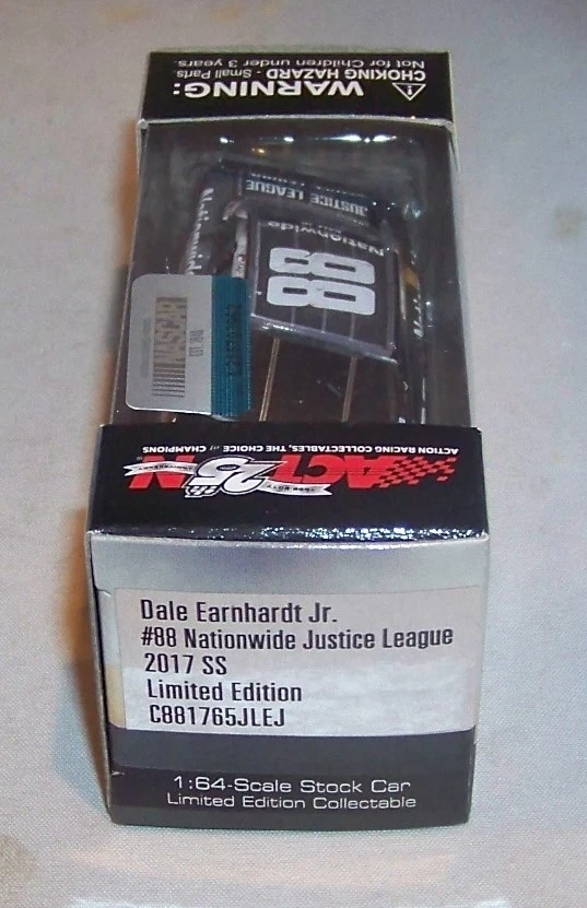 1:64 ACTION 2017 #88 NATIONWIDE DC JUSTICE LEAGUE SS DALE EARNHARDT JR NIB - Image 3 of 3