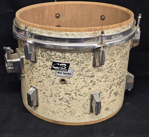 Vintage CB Percussion MX Series 12" Tom Drum Shell with Some Hardware