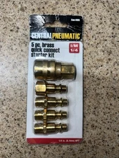 5 Piece Brass Air Quick Connect Coupler Set 