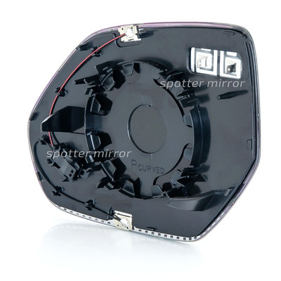 Passenger Right RH Mirror Glass for 2019-2026 AUDI Q8 SQ8 with Auto-Dimming
