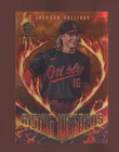2024 Bowman Chrome Rising Infernos Orange Refractor Jackson Holliday RC /25