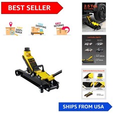 2.5 Ton Low Profile Racing Floor Jack - Heavy-duty Steel With Hydraulic Lift 2.5 Ton Low Profile Racing Floor Jack - Heavy-duty Steel With Hydraulic Lift