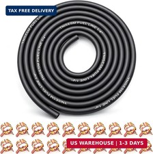 10Ft 1/4" Fuel Line Hose with 20 Clamps for Lawn Mower  Small Engines