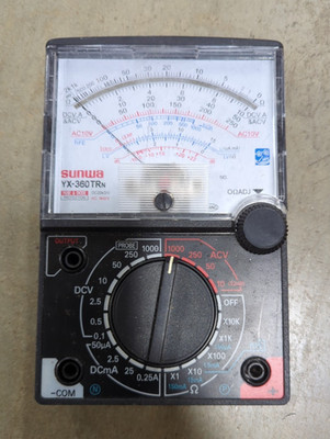 Sunwa YX-360TRn Analog Multimeter Volt Ohm Meter DCV ACV Ohmmeter Tester