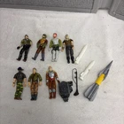 GI Joe Vintage 80s Lot of 7 Action Figures ARAH 3.75 And Accessories Rockets