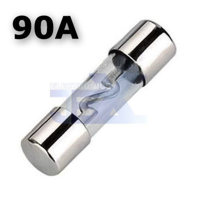 90 AMP AGU Large Fuse Glass Style Amp/Car/RV/Boat/Solar 12V/24V/32V 90AMP/90A