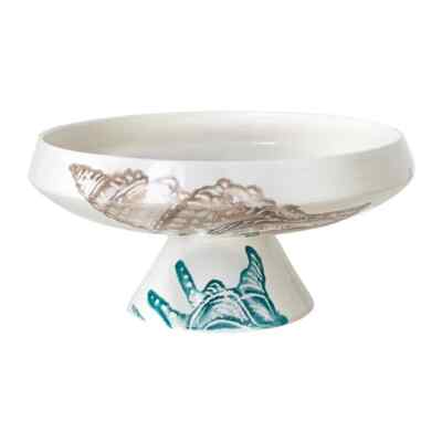VIETRI 'Lido' Pedestal Bowl, Factory New