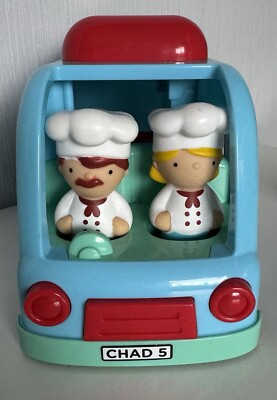 chad valley tots town Food Van + Figuren. licht und sound Alter 3+