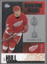 BRETT HULL 2003 Pacific Calder Hockey Hardware Heroes #4.  RED WINGS