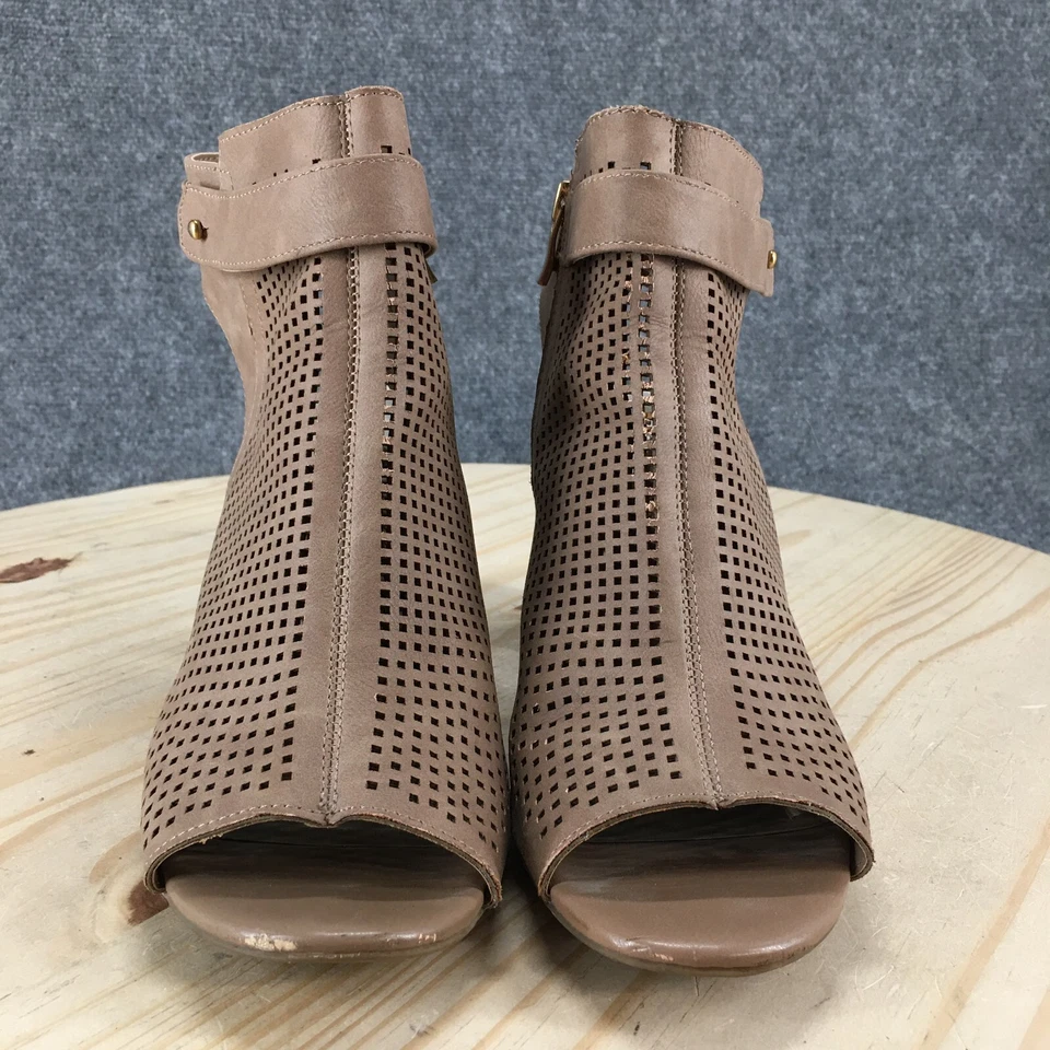 ANA A New Approach Botas Mujer 10 M Ana Trucha Botines Beige Imitación Cuero Foto 4 de 4