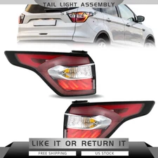 2 PCS For Ford Escape Kuga 2017-2019 Halogen Left+Right Brake Lamps Tail Lights