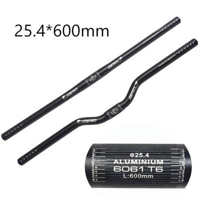 Fahrradlenker aus Aluminium BMX MTB Mountainbike 600mm Riser 25 4mm Bar