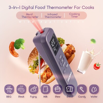 INKBIRD Multifunctional Food Thermometer IHT-1M IR Detector Cooking Timer Kochen
