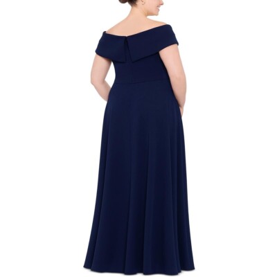 green emerald velvet dress Xscape Petite Sleeveless Ball Gown - Sage Gold