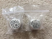 2x Pair Amanda Lapalme Manamoon Plant Synchro Metal Dice Yugioh Never Used