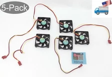5-pack: MotorOne N5010B2 (M) 50mm 3-pin Brushless 12VDC CPU/PC Case Cooling Fans