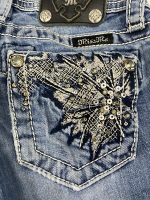 Western Blue Jeans Shorts Lowrise Fit 