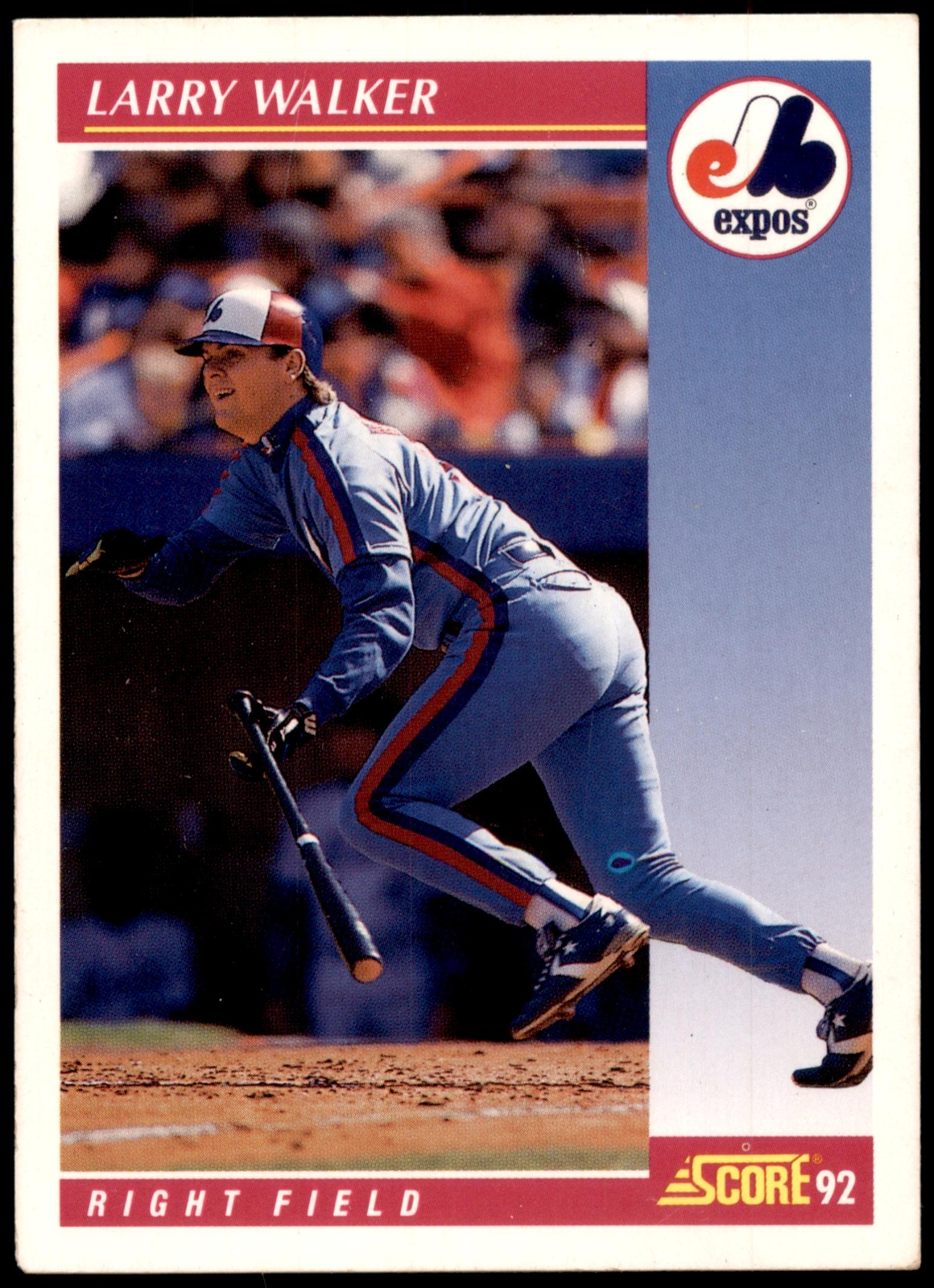 Larry Walker #199 1992 Score