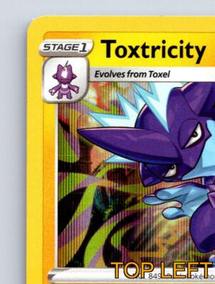 toxtricity pokemon card fusion strike ex Japan Pop Mart holofoil pattern or surface detail) Pokemon Trading Card Game 108/264