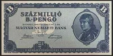 🇭🇺 HUNGARIAN 100 QUINTILLION, 1946 B-PENGO, P-131 - UNCIRCULATED 🇭🇺