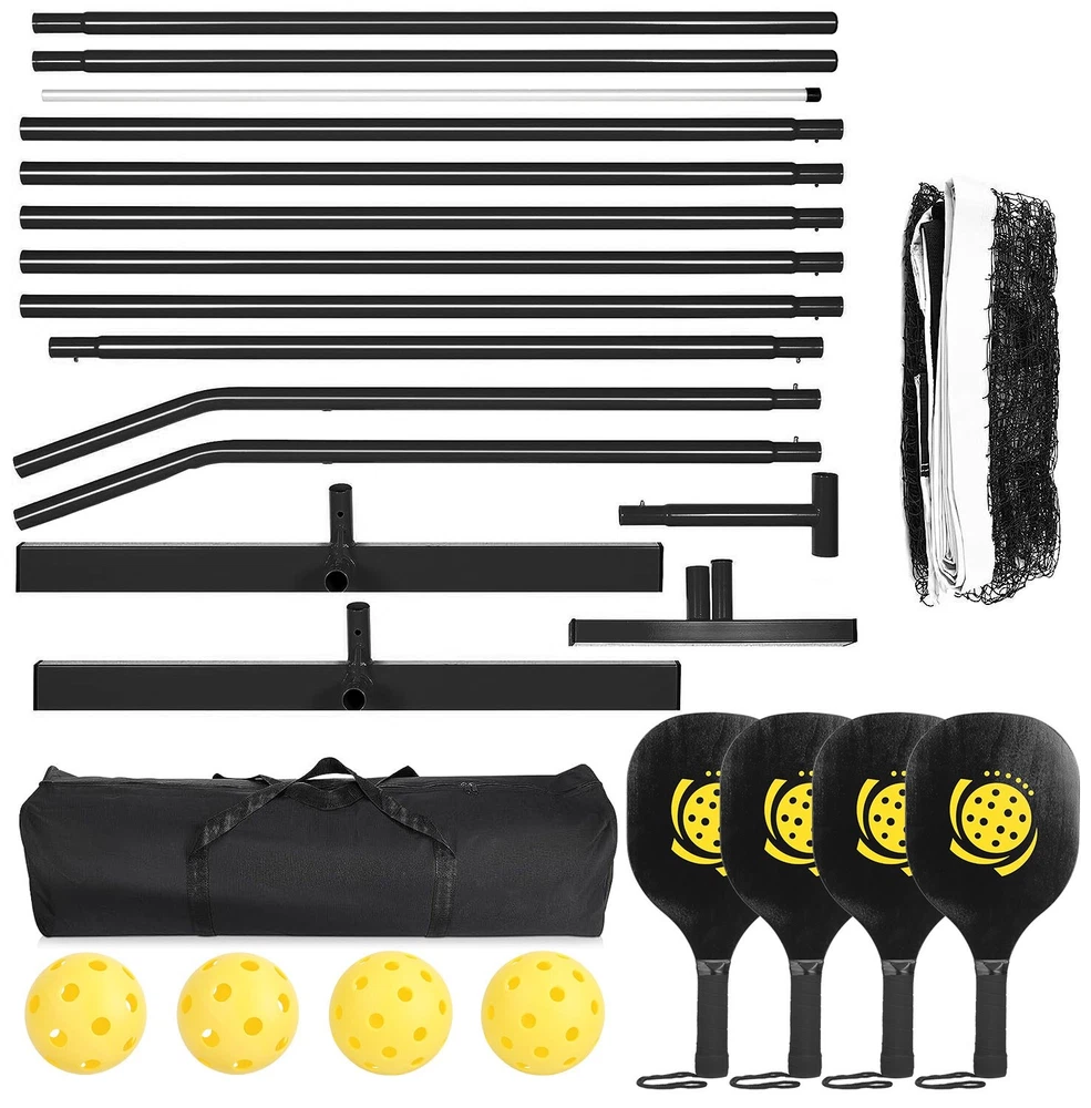 Pickleball Net & 22ft Regulation Size Net Pickle Ball Net System w/Carrying Bag